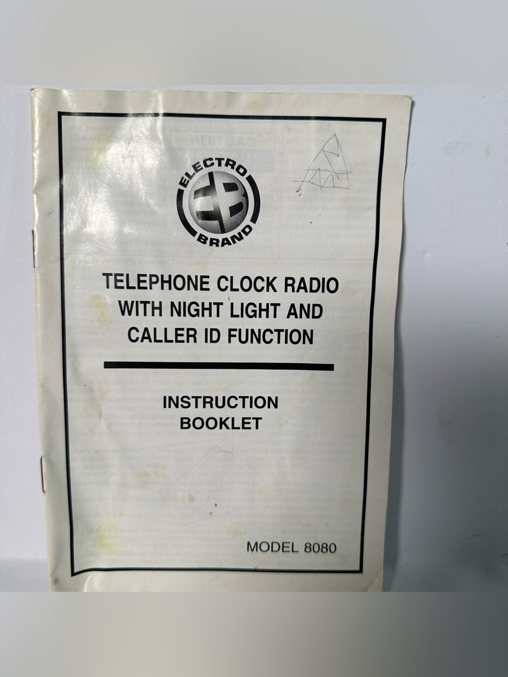Vintage ‘99 Electro Brand Telephone Clock Radio Nightlight Caller ID-8080-NEW - Picture 10 of 12